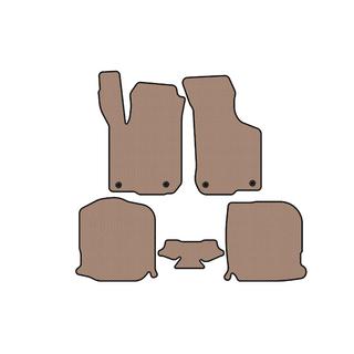 Резиновые коврики Carsuit (HB, 3-дверный, бежевые) Audi A3 1996-2003 гг. фото 1