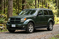 Dodge Nitro 2006-2011 гг. Боковые Подножки Allmond Black (2 шт., Алюминий) фото 1