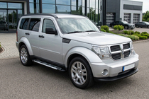 Dodge Nitro 2006-2011 гг. Боковые Подножки Sunrise (2 шт., Алюминий) фото 1
