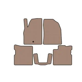 Резиновые Коврики Carsuit (Бежевые)