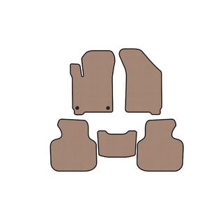 Резиновые коврики Carsuit (2011-2020, 7-местный, бежевые) Dodge Journey 2008-2020 гг. фото 1
