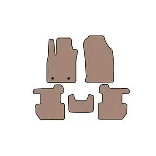 Резиновые Коврики Carsuit (2018-2022, Бежевые) фото 1