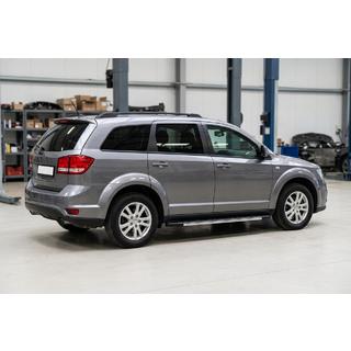 Боковые Подножки Duru (2 шт., Алюминий) Dodge Journey 2008-2020 гг. фото 1