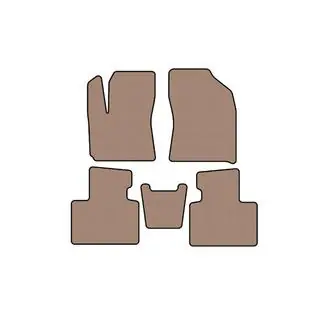 Резиновые Коврики Carsuit (Бежевые)