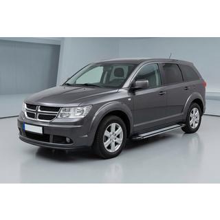 Боковые Подножки Rainbow (2 шт., Алюминий) Dodge Journey 2008-2020 гг. фото 1