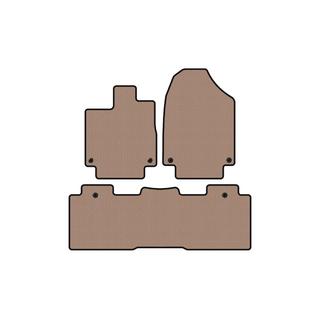 Резиновые коврики Carsuit (2 ряда, бежевые) фото 1