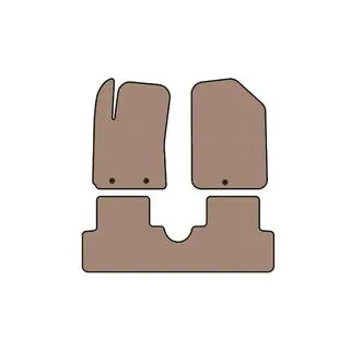 Резиновые Коврики Carsuit (HB, Бежевые) фото 1