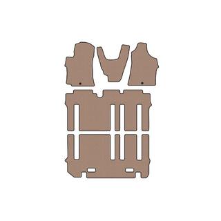 Резиновые коврики Carsuit (полный салон, бежевые) Hyundai H300, H1, Starex 2008-2020 гг. фото 1