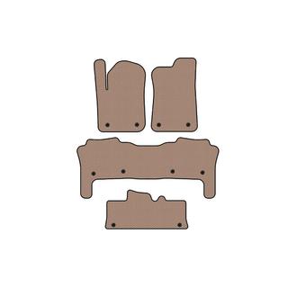 Резиновые коврики Carsuit (3 ряда, бежевые)