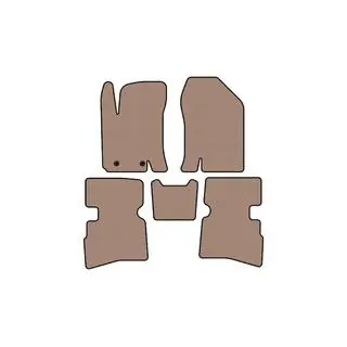 Резиновые Коврики Carsuit (Бежевые)