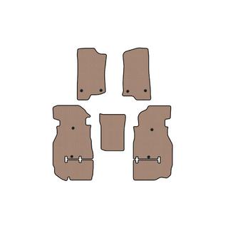 Резиновые коврики Carsuit (Rubicon Unlimited/5-дверный, бежевые) фото 1