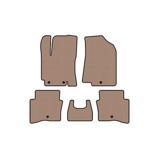 Резиновые коврики Carsuit (SD, бежевые) Kia Rio 2012-2017 гг. фото 1