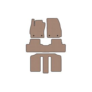 Резиновые коврики Carsuit (3 ряда, бежевые) фото 1
