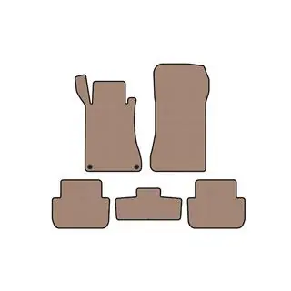 Резиновые коврики Carsuit (Купе, бежевые) фото 1