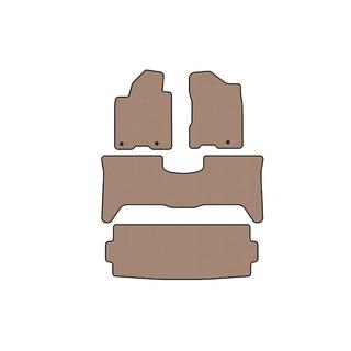 Резиновые Коврики Carsuit (3 Ряда, 2003-2008 Бежевые) Nissan Armada 2003-2015 гг. фото 1