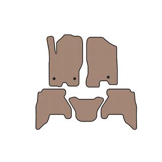 Резиновые Коврики Carsuit V1 (2 Ряда, Бежевые) фото 1