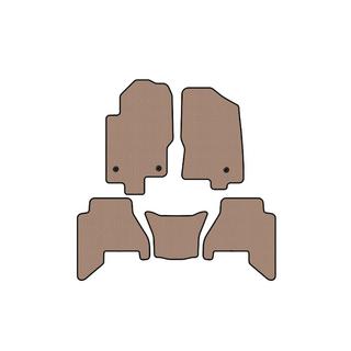 Резиновые Коврики Carsuit V2 (2 Ряда, Бежевые) фото 1