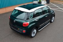 Fiat 500/500L 2013-2022 гг. Боковые Подножки Fullmond (2 шт., Алюминий) фото 5