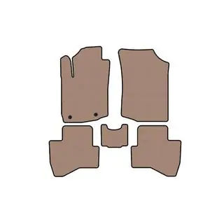 Резиновые Коврики Carsuit (HB, Бежевые) фото 1