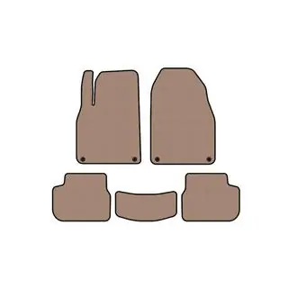 Резиновые Коврики Carsuit (Бежевые) фото 1