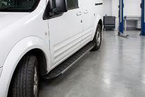 Ford Connect 2002–2006 гг. Боковые Подножки Duru (2 шт., Алюминий) фото 1