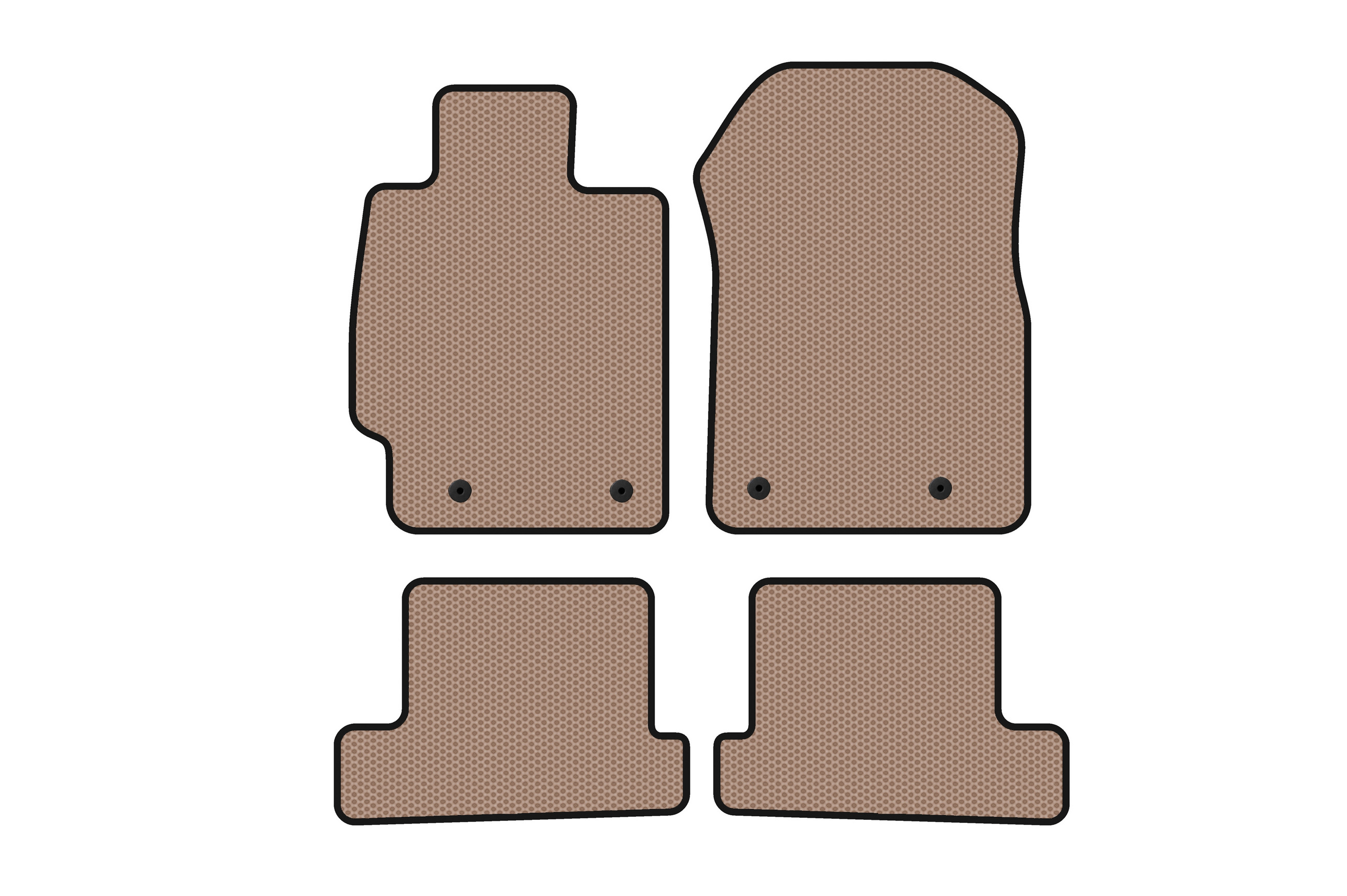 Гумові килимки Carsuit (Купе, бежевий) для Subaru BRZ 2012-2021 рр