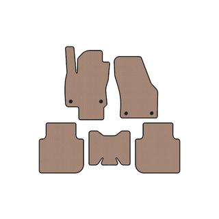 Резиновые коврики Carsuit (5-местный/АКПП, бежевые) фото 1