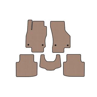 Резиновые коврики Carsuit (с лапой, бежевые) фото 1