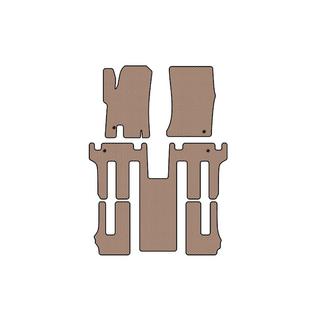 Резиновые коврики Carsuit (3 ряда, бежевые) Ssang Yong Rodius фото 1