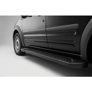 Боковые Подножки Allmond Black (2 шт., Алюминий) Ford Connect 2006–2009 гг. фото 2