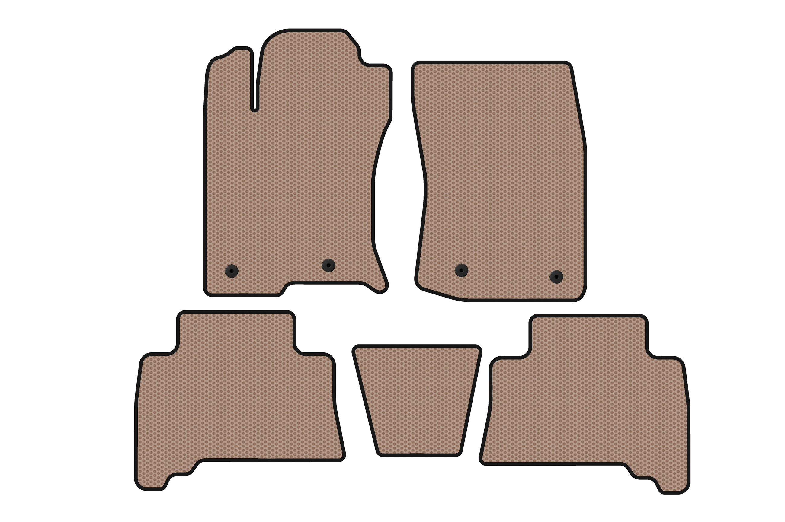 Гумові килимки Carsuit (2009-2014, бежевий) для Toyota 4Runner рр