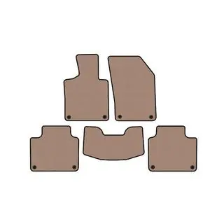 Резиновые коврики Carsuit (SW, бежевые) фото 1