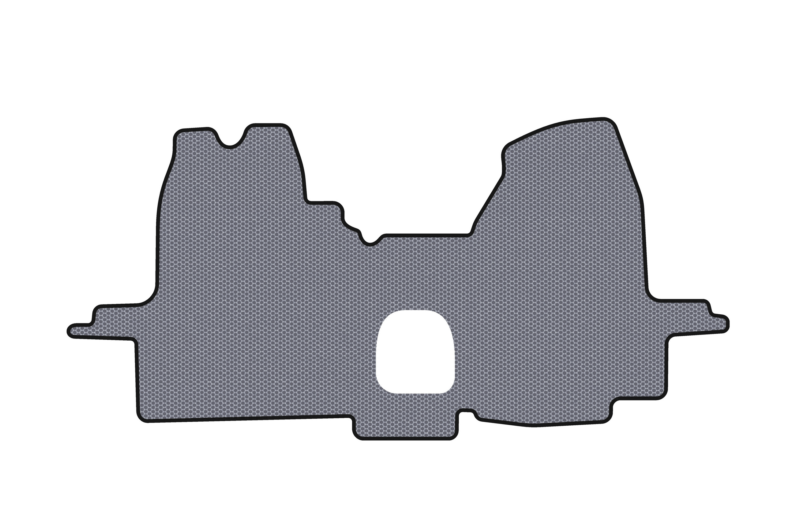 Гумові килимки Carsuit (2000-2006, сірий) для Ford Transit рр