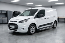Ford Connect 2014-2021 гг. Боковые Подножки Rainbow (2 шт., Алюминий) фото 1