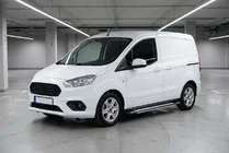 Ford Courier 2014-2023 гг. Боковые Подножки Rainbow (2 шт., Алюминий) фото 1