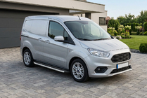 Ford Courier 2014-2023 гг. Боковые пороги Fullmond (2 шт., алюминий) фото 1