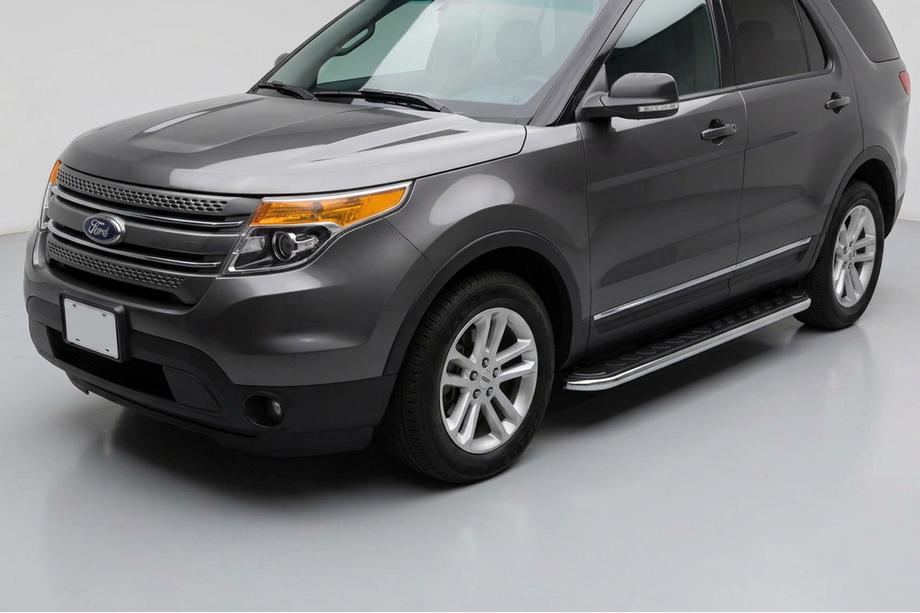 Ford Explorer 2011-2019 гг. Боковые Подножки Maydos V1 (2 шт., нержавейка) Image