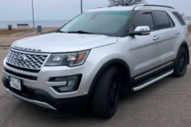 Ford Explorer 2011-2019 гг. Боковые пороги Fullmond (2 шт., алюминий) фото 4