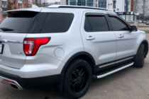Ford Explorer 2011-2019 гг. Боковые пороги Fullmond (2 шт., алюминий) фото 2
