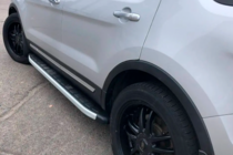 Ford Explorer 2011-2019 гг. Боковые пороги Fullmond (2 шт., алюминий) фото 1
