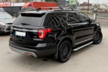 Ford Explorer 2011-2019 гг. Боковые пороги Fullmond (2 шт., алюминий) фото 8