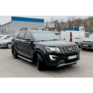 Боковые пороги Fullmond (2 шт., алюминий)