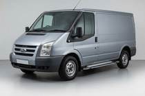 Ford Transit 2000–2014 гг. Боковые Подножки Rainbow (2 шт., Алюминий) фото 1
