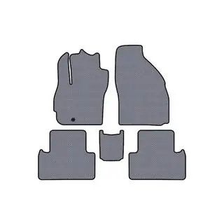 Резиновые коврики Carsuit (2 ряда, 7-местный, серый) фото 1