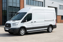 Ford Transit 2014- гг. Боковые Подножки Fullmond (2 шт, алюминий) фото 1