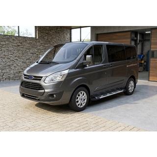 Боковые Подножки Sunrise (2 шт., Алюминий) Ford Custom 2013-2022 гг. фото 1