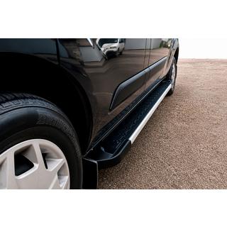 Боковые пороги RedLine V1 (2 шт., алюминий) Ford Custom 2013-2022 гг. фото 1