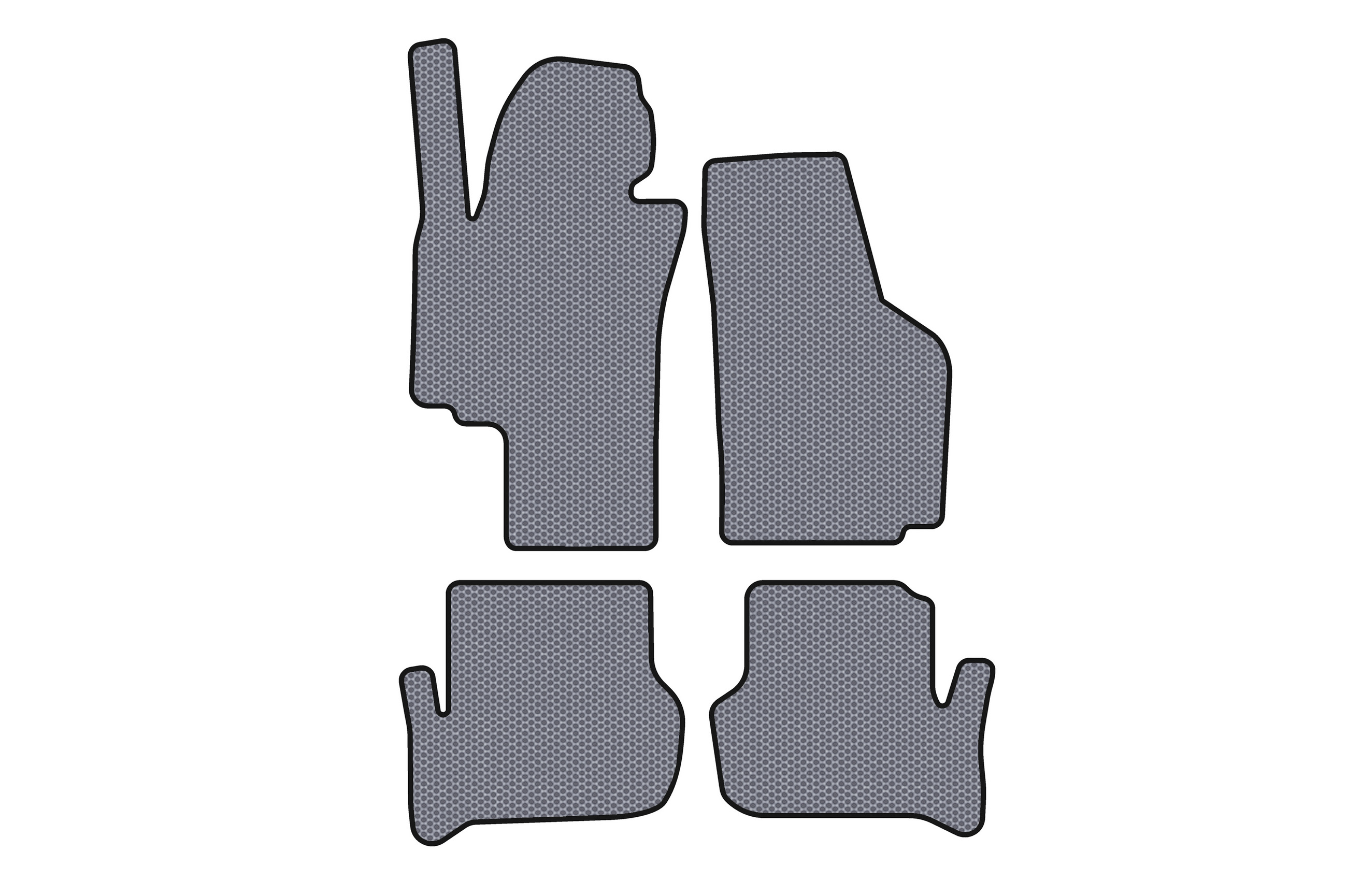 Гумові килимки Carsuit (Сірий) для Seat Toledo 2005-2012 рр