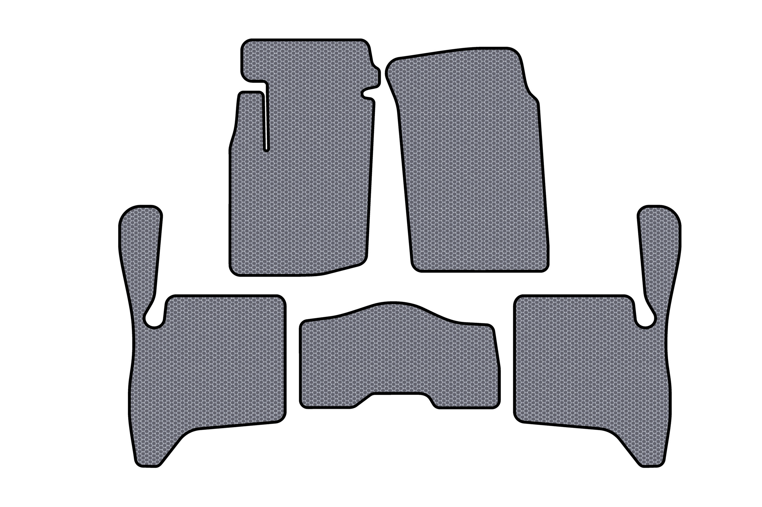 Гумові килимки Carsuit (3-х дверний, сірий) для Suzuki Vitara 1998-2006 рр - фото 1