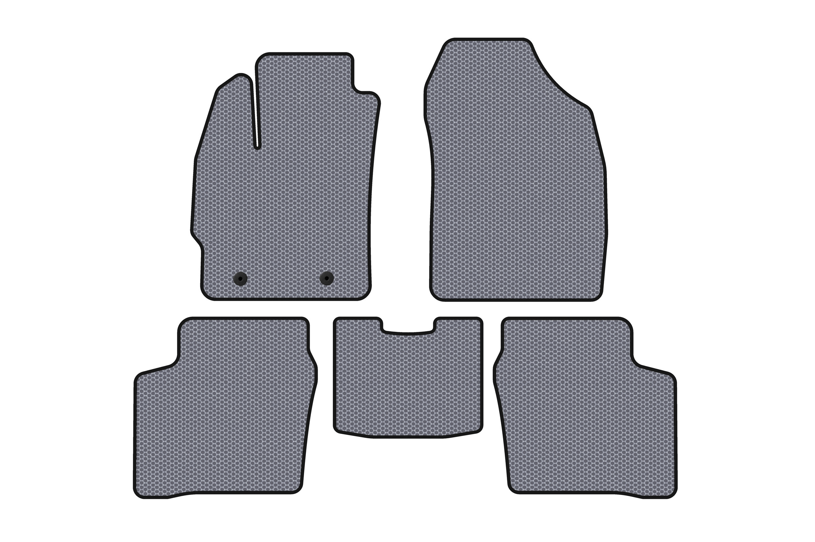 Гумові килимки Carsuit (LB, сірий) для Toyota Prius 2003-2009 рр